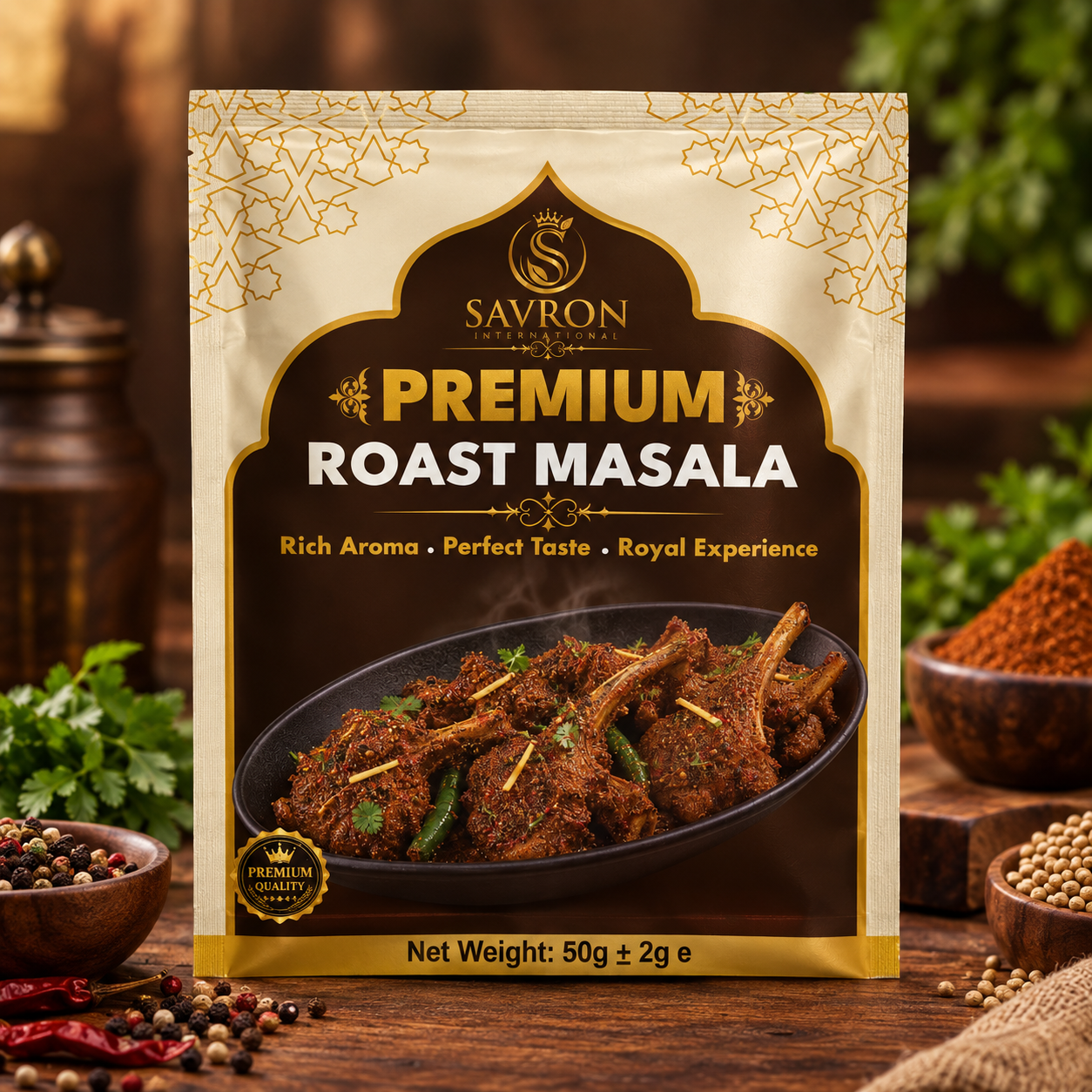Savron Roast Masala Savron Roast Masala spice blend pouch